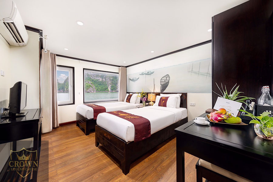 Tour du thuyền Hạ Long Crown Legend 2 ngày 1 đêm